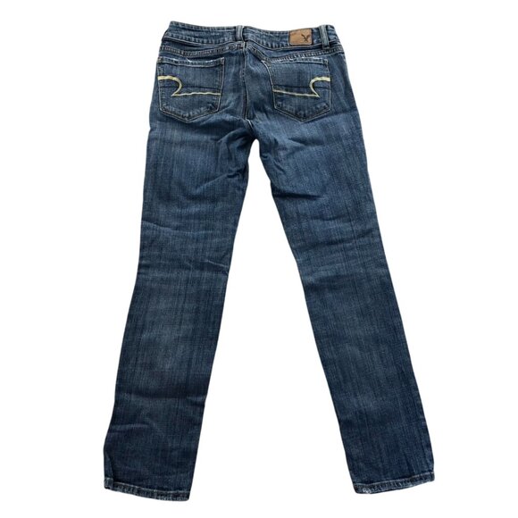 American Eagle Women Jeans Size 0 Stretch Skinny Classic Casual - Picture 2 of 16